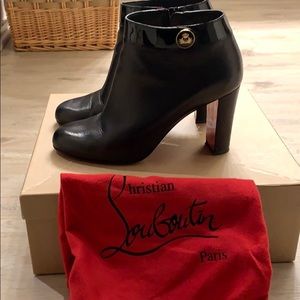 CL boot 85 calf patent black